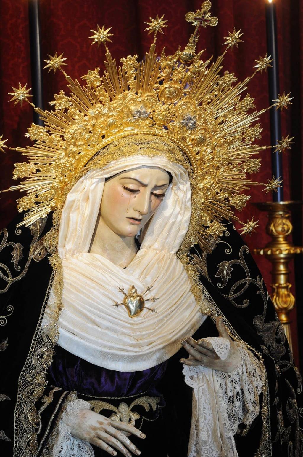 Mayor Dolor de las Aguas lucirá el palio de los Dolores de la Puebla de&nbsp;Cazalla