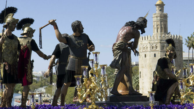 Columna y Azotes acompañará a su misterio en el Santo Entierro&nbsp;Magno